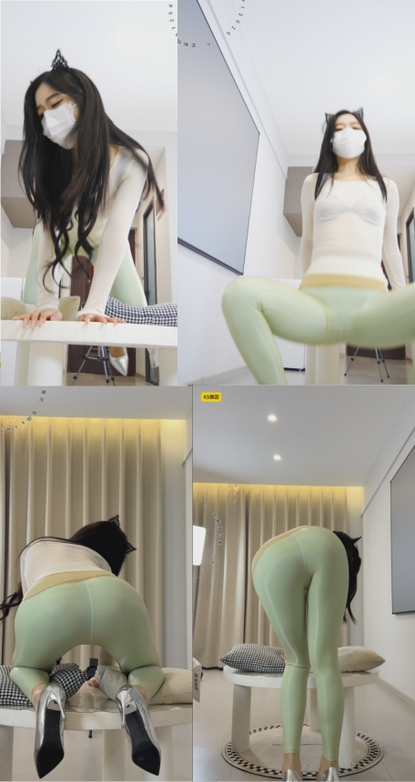 【KS舞团】小可爱143期 瑜伽裤外丝 慢摇2V 有水无遮挡